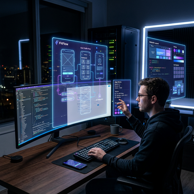 تطوير التطبيقات والمواقع